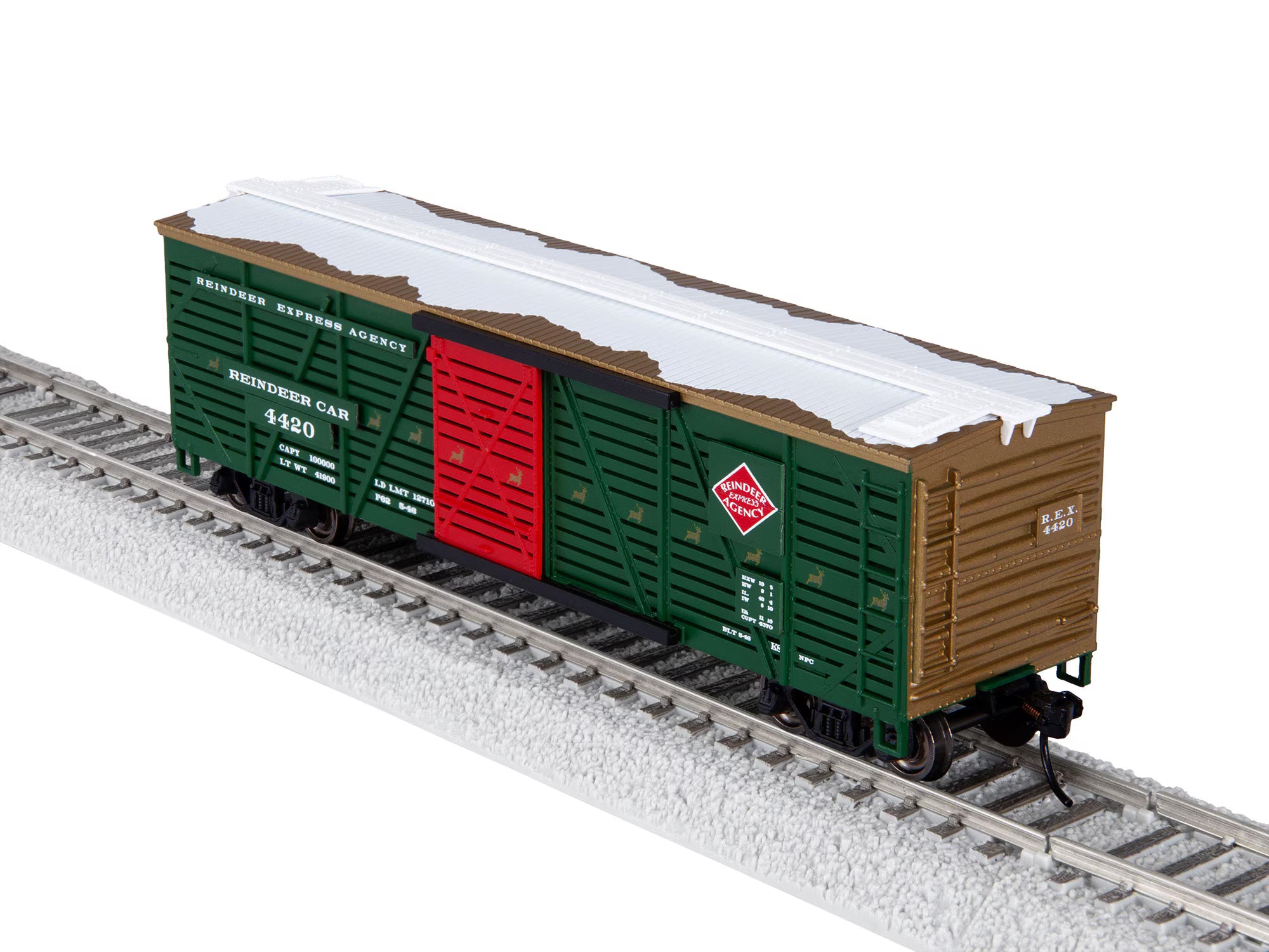 Lionel HO 2554420 - Reindeer Stock Car "Christmas" w/ Sounds