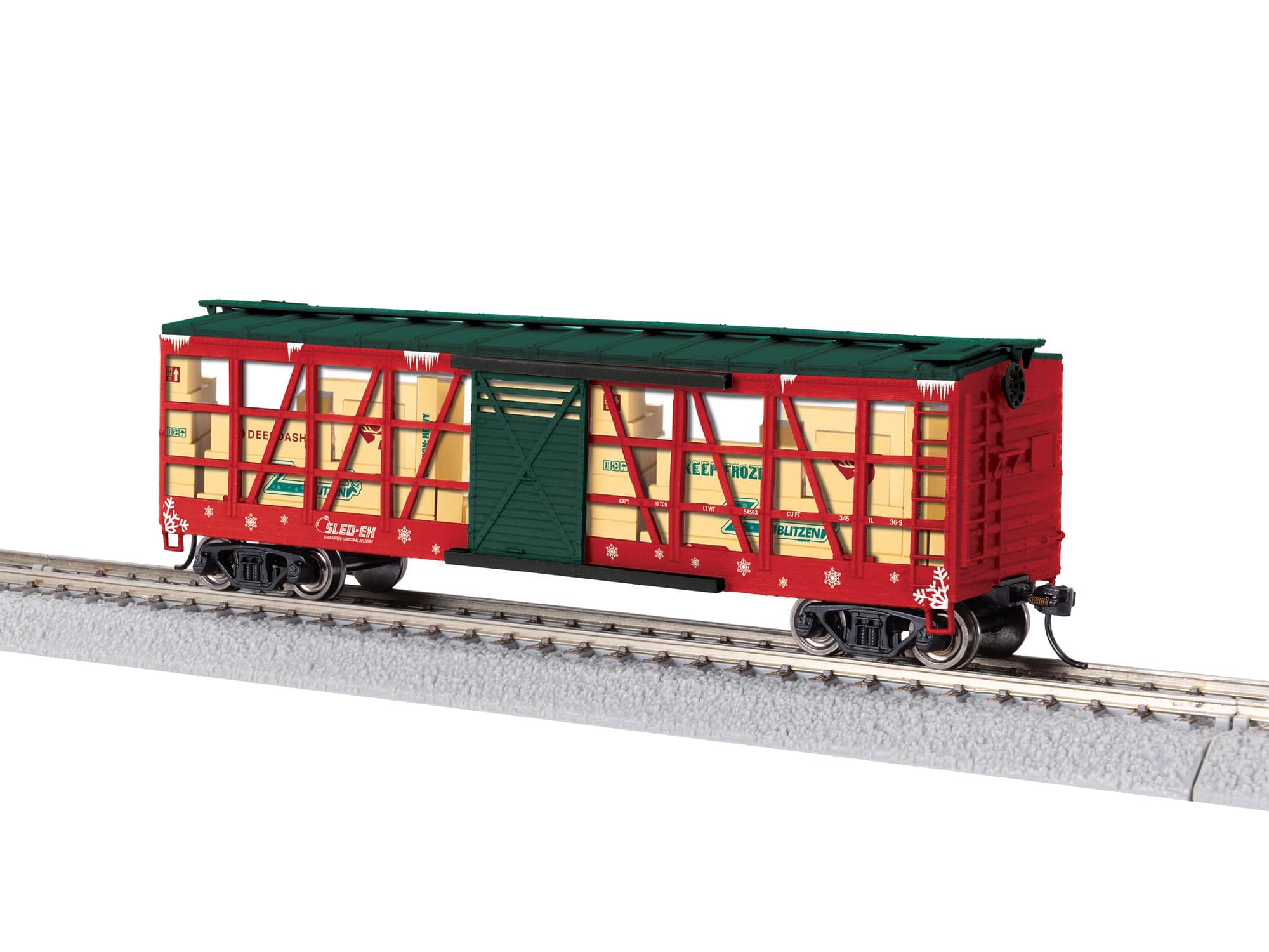 Lionel HO 2554440 - Transport Car "Sled Ex Delivery"