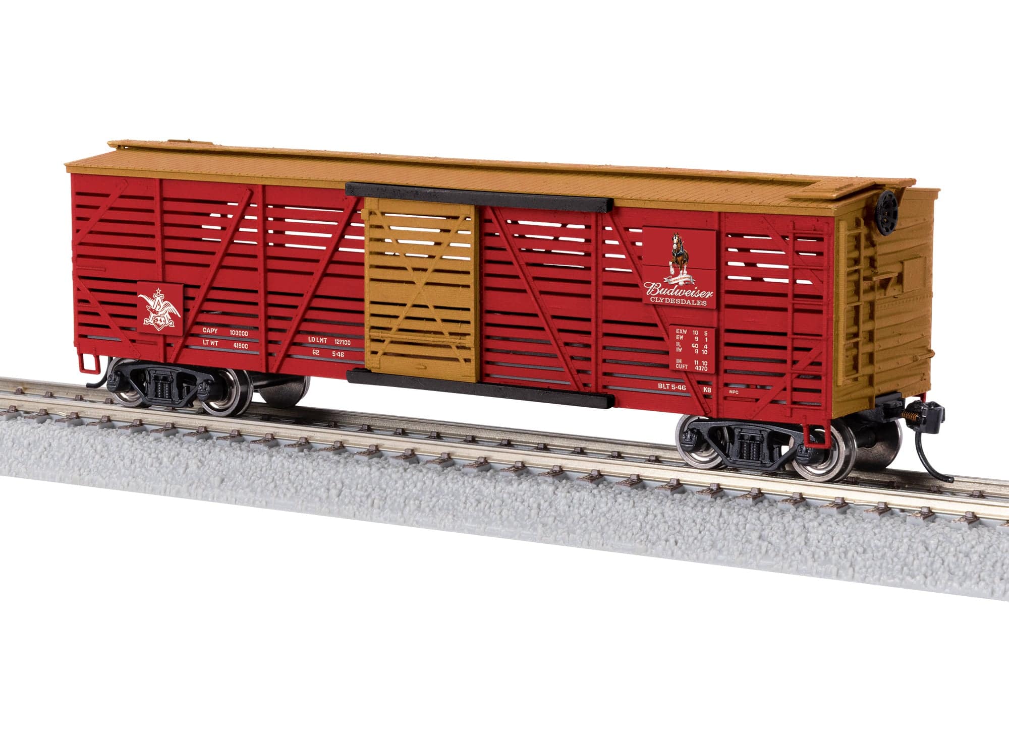 Lionel HO 2554600 -Anheuser Busch - Stock Car "Clydesdale" w/ Horse Sounds
