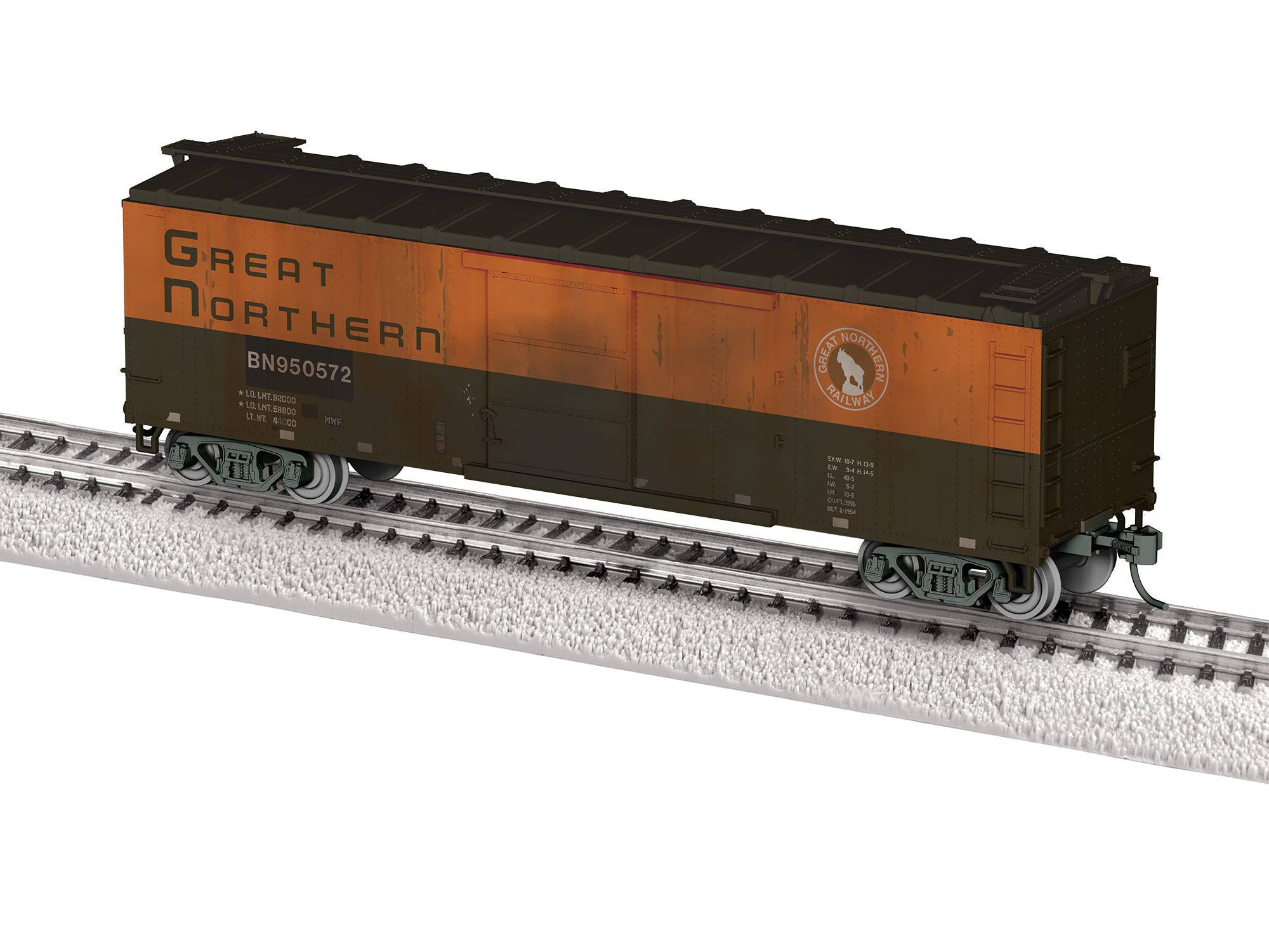 Lionel HO 2554640 - Weathered Boxcar "Great Northern" #BN950572