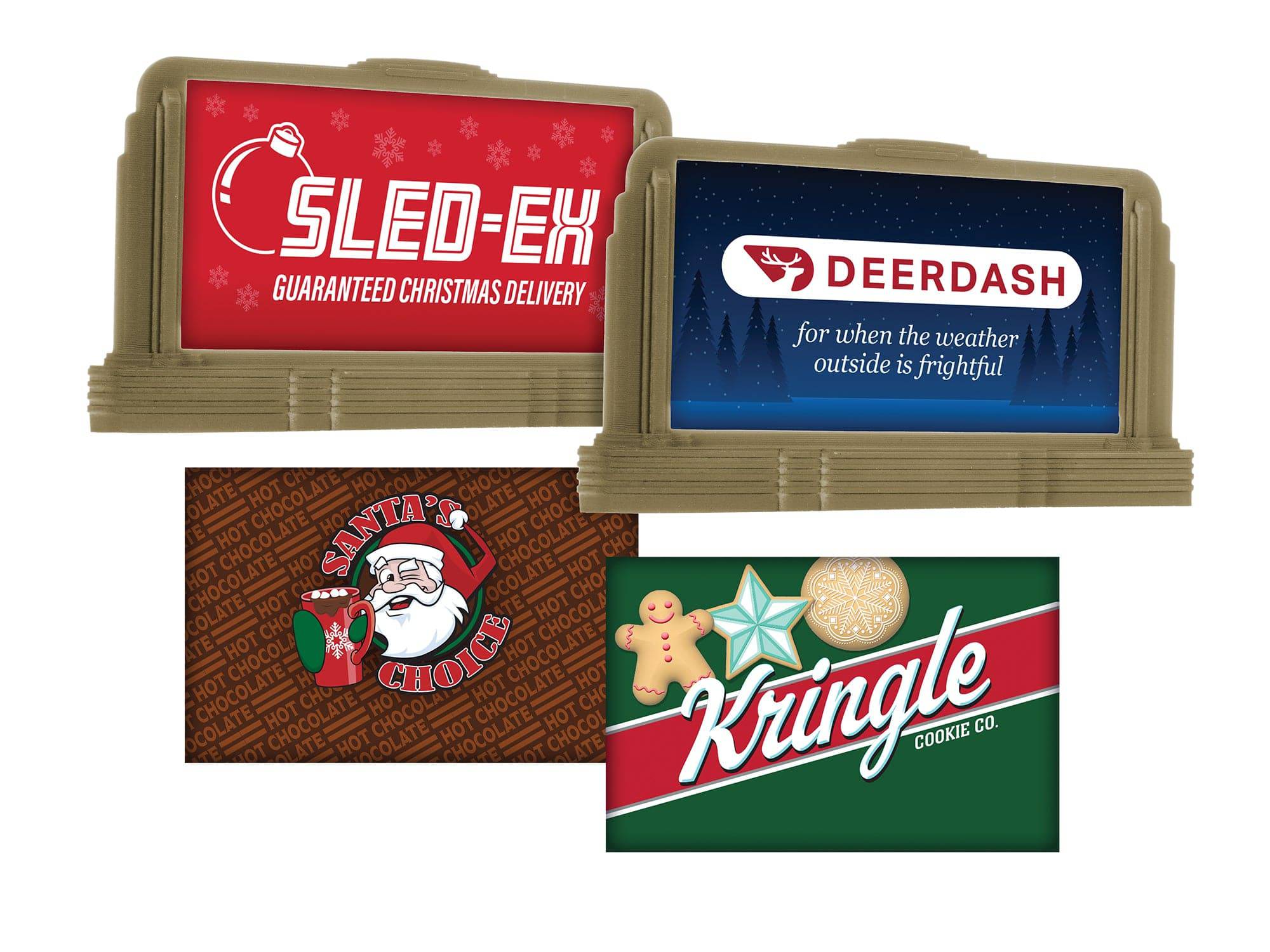 Lionel HO 2557010 - Billboard "Christmas"  (2-Pack)