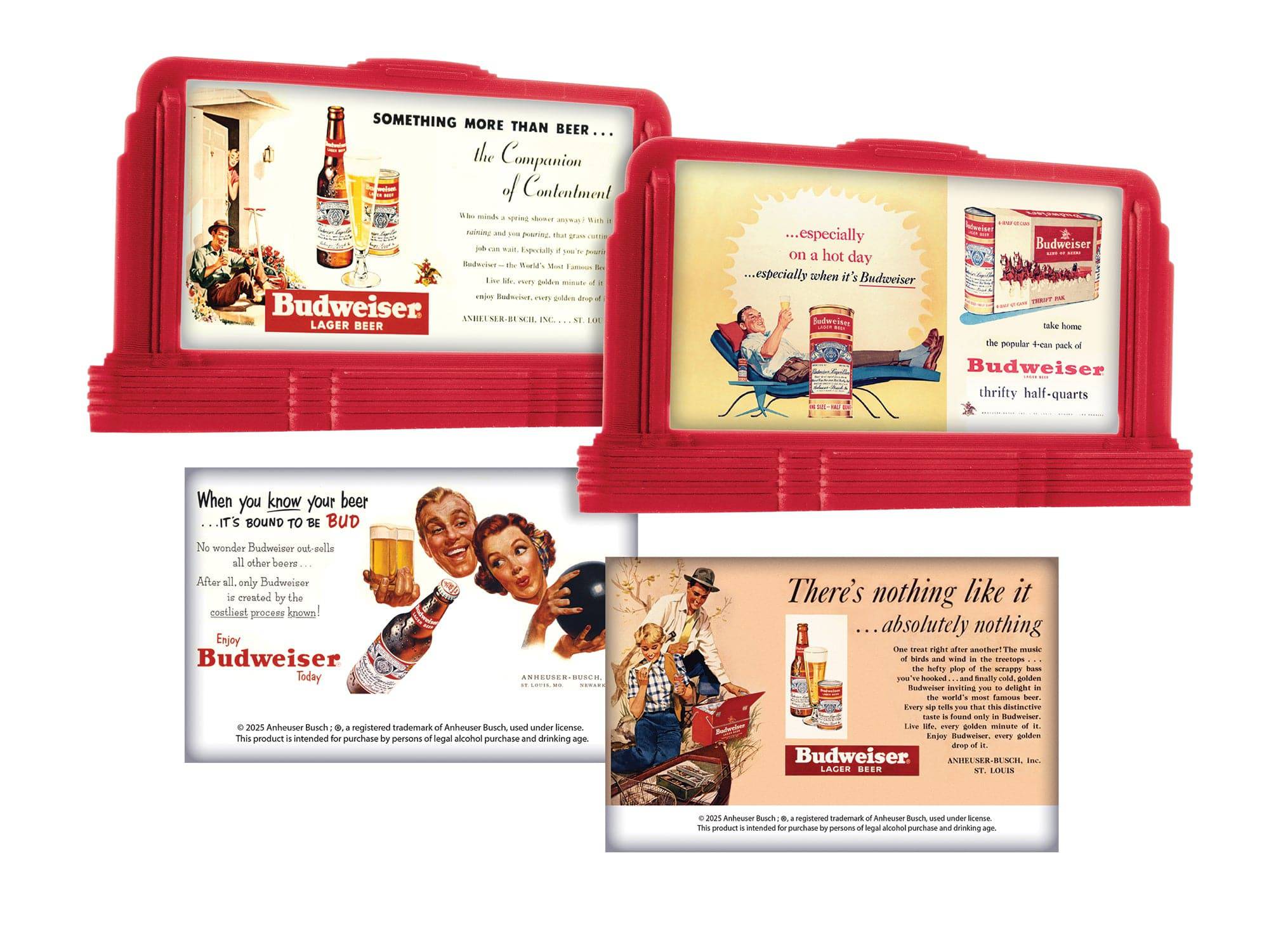 Lionel HO 2557040 -Anheuser Busch - Billboard "Budweiser"  (2-Pack)