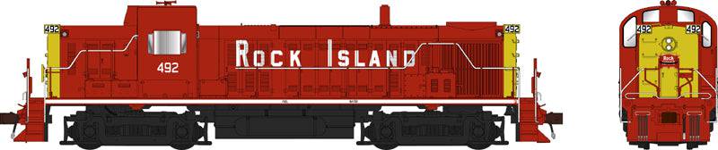 Bowser HO 25617 - Executive - Alco RS-3 Locomotive "Rock Island" #490 Phase 1