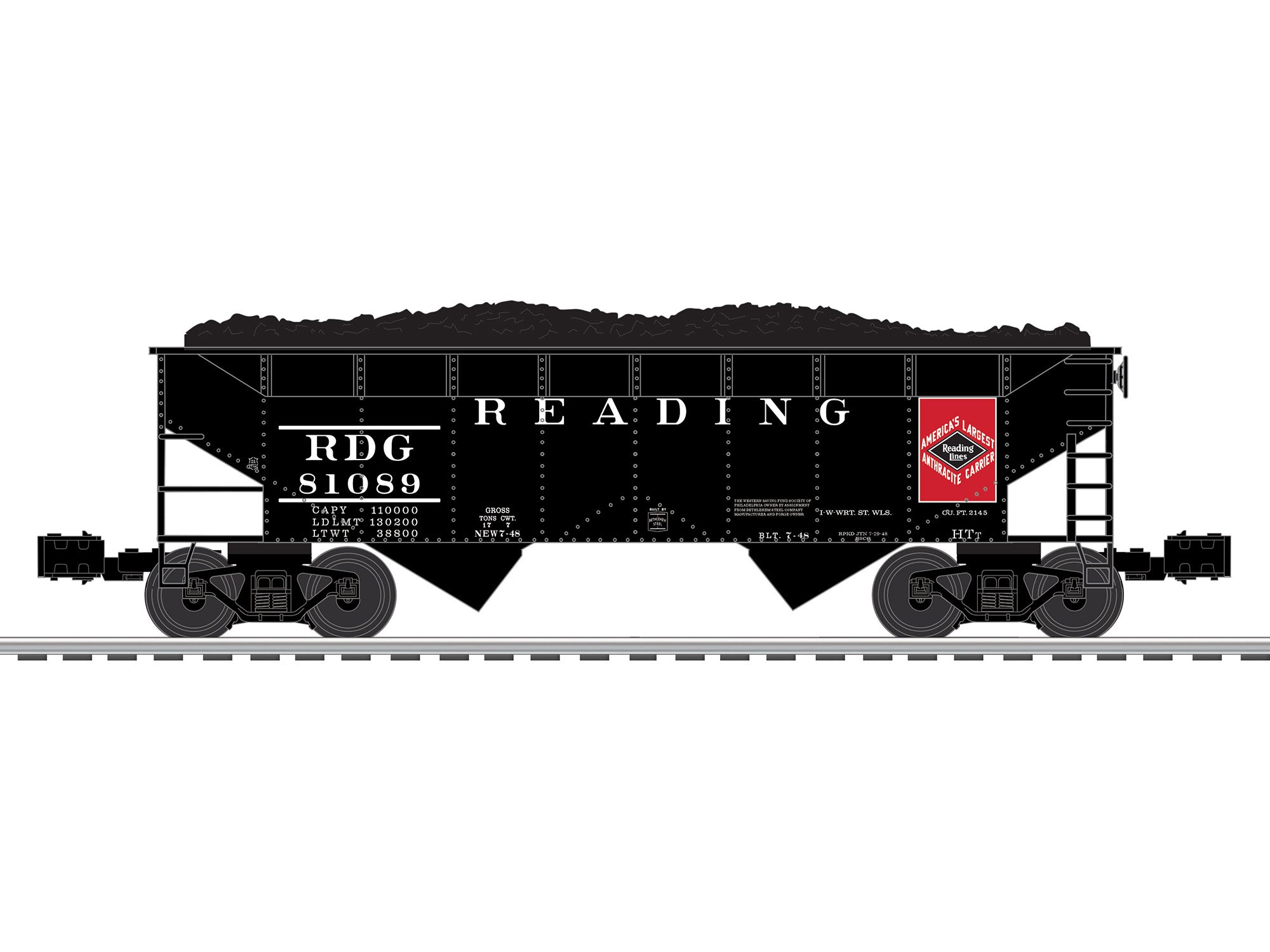 Lionel 2622060 - Reading King Coal Set