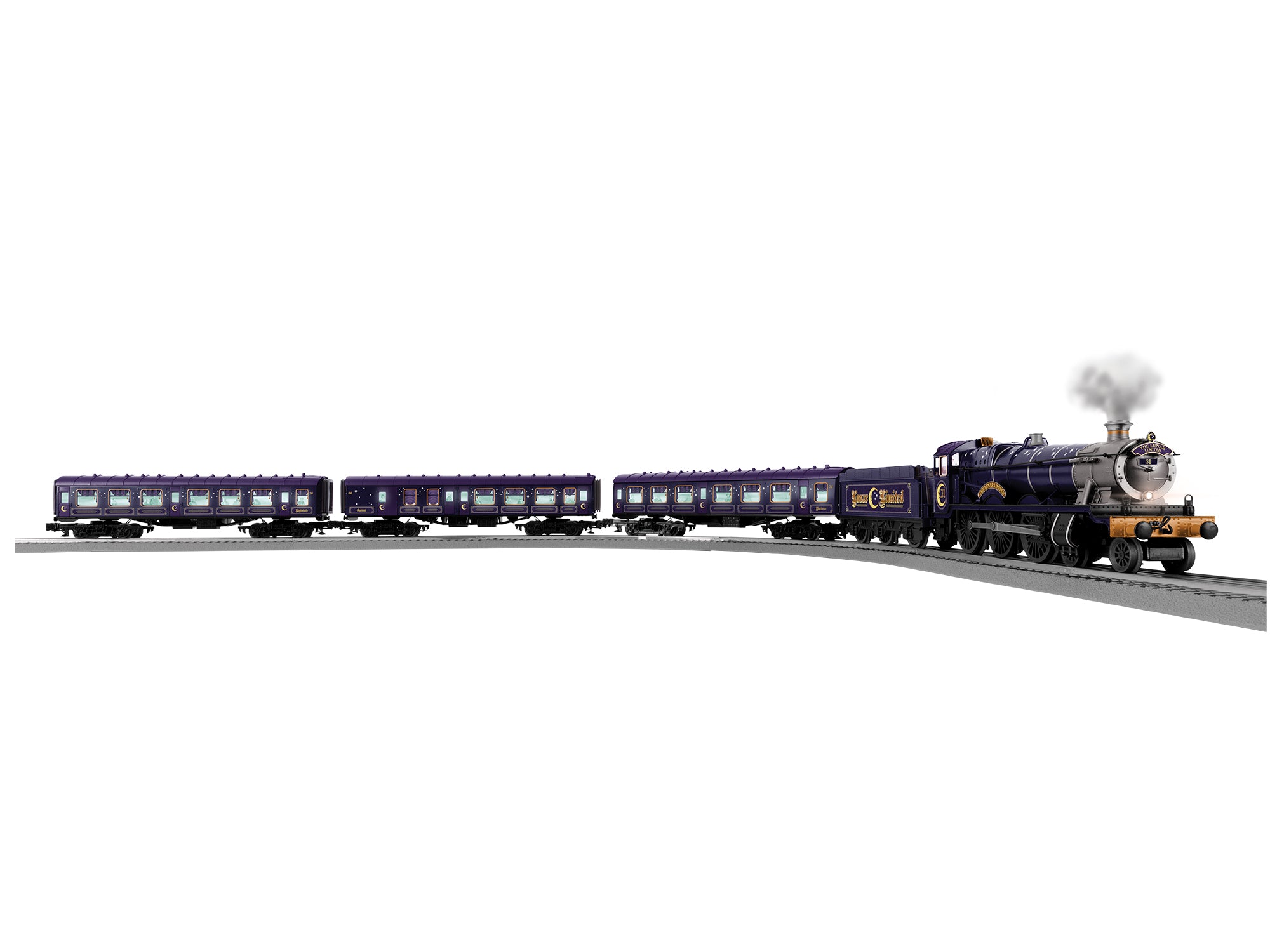 Lionel 2623020 - The Lunar Limited LionChief Halloween Passenger Set with Bluetooth 5.0
