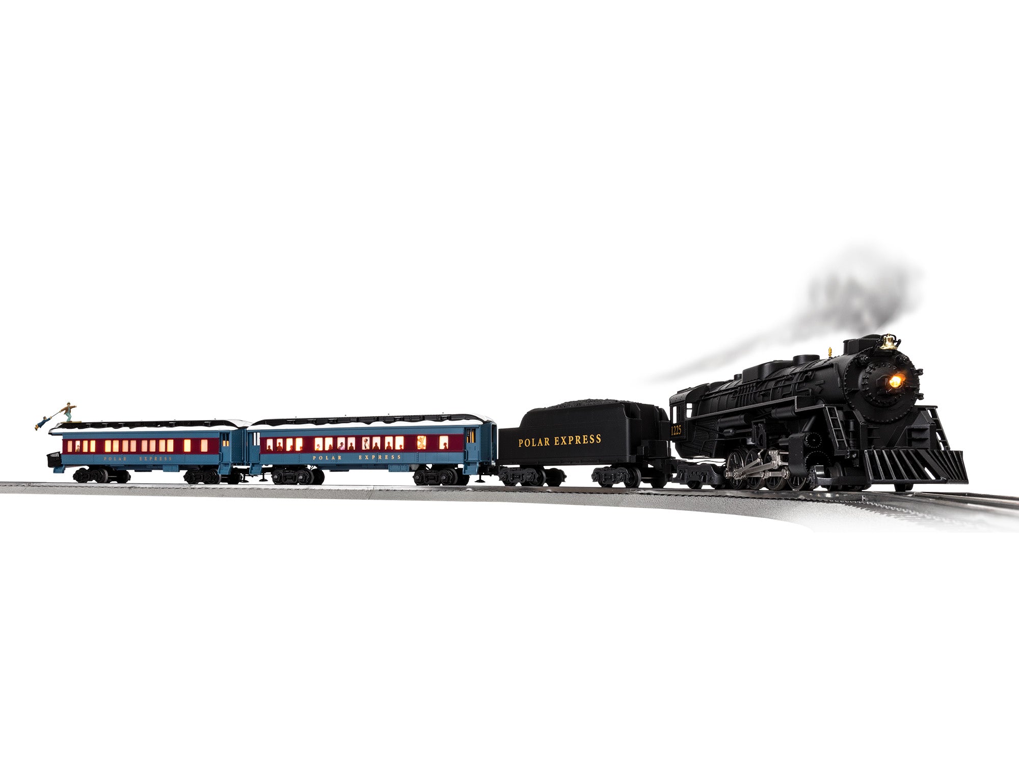 Lionel 2623120 - THE POLAR EXPRESS™ LionChief Set with Bluetooth 5.0 Skiing Hobo Car