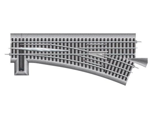 Lionel 262560R - FasTrack O60 Turnout Switch Track (Right)