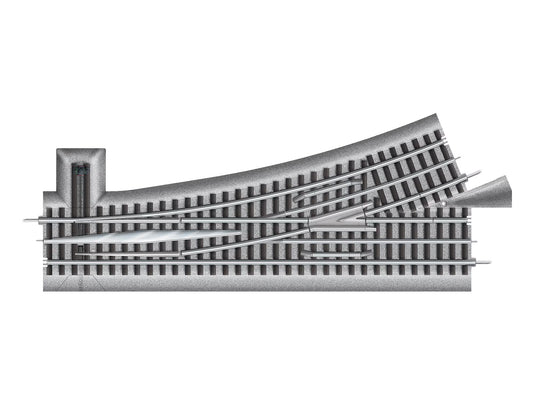 Lionel 262572L - FasTrack O72 Turnout Switch Track (Left)