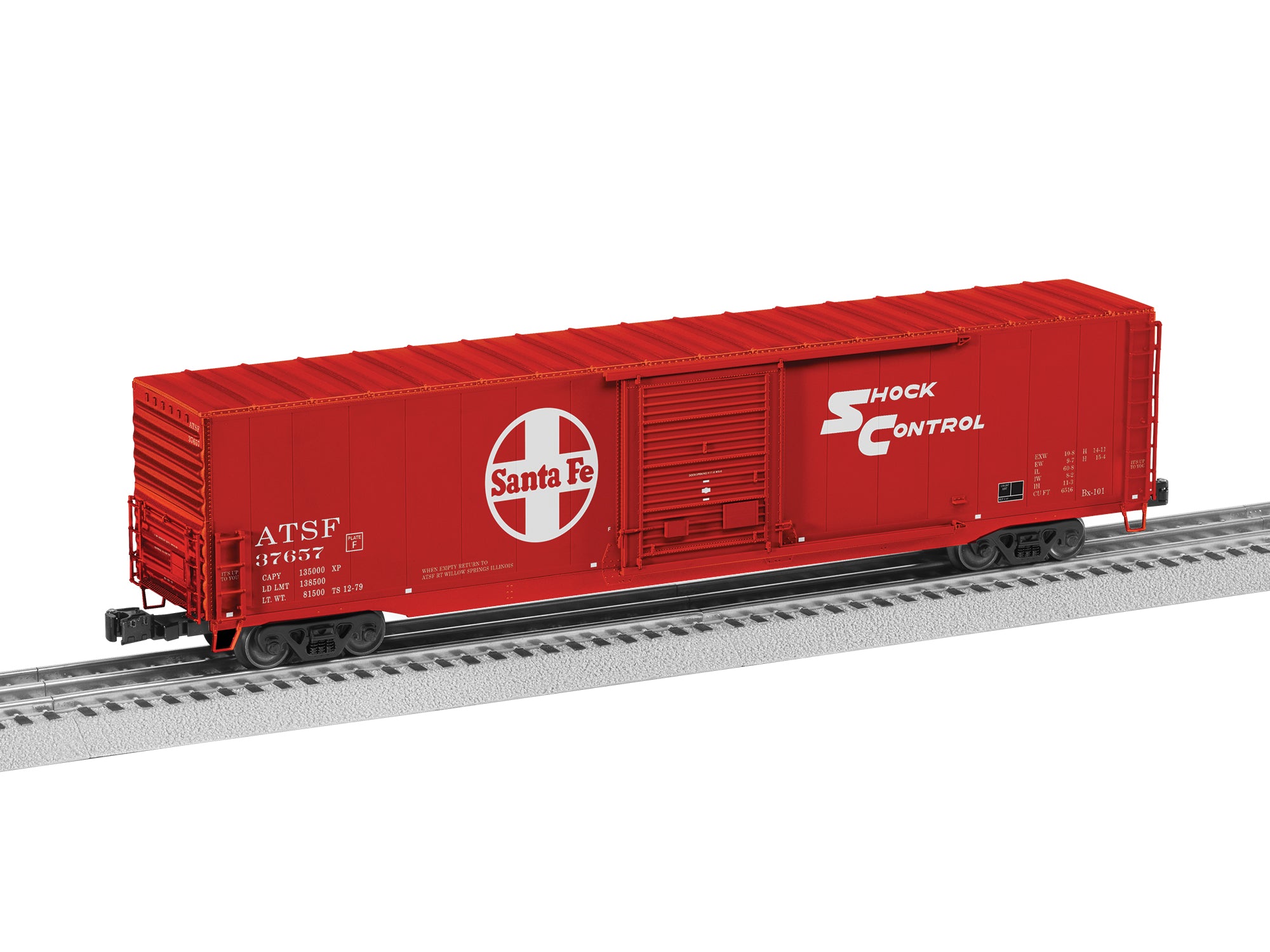 Lionel 2626081 - 60' Single Door Boxcar "Santa Fe" #37657