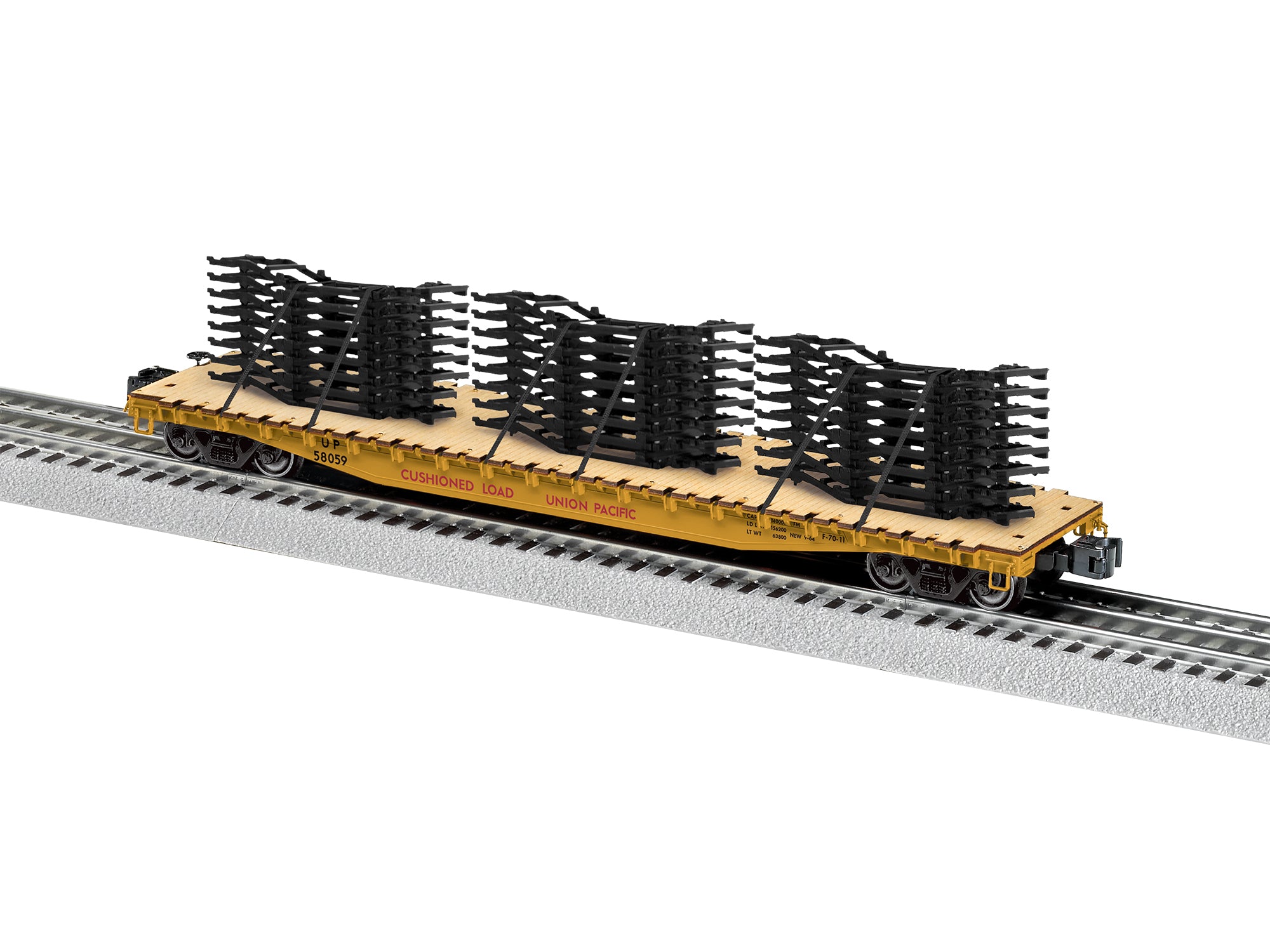 Lionel 2626150 - PS-4 Flatcar "Union Pacific" #58059 w/ Auto Frame Load
