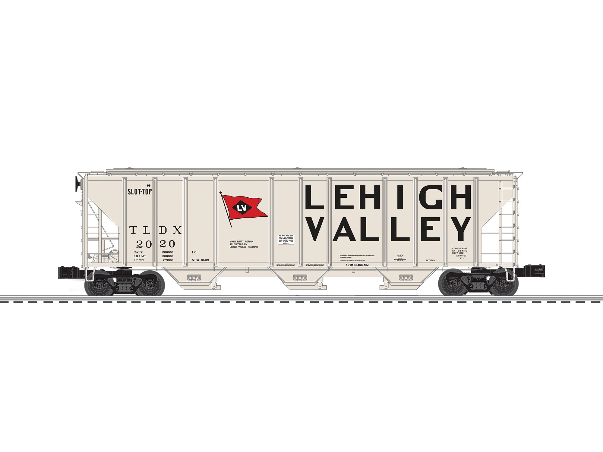 Lionel 2626492 - PS-2CD 4427 Hopper Car "Lehigh Valley" #2020