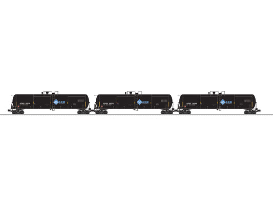 Lionel 2626545 - Ethanol Tank Car "ADM" (3-Car) Set B - MrMuffin'sTrains