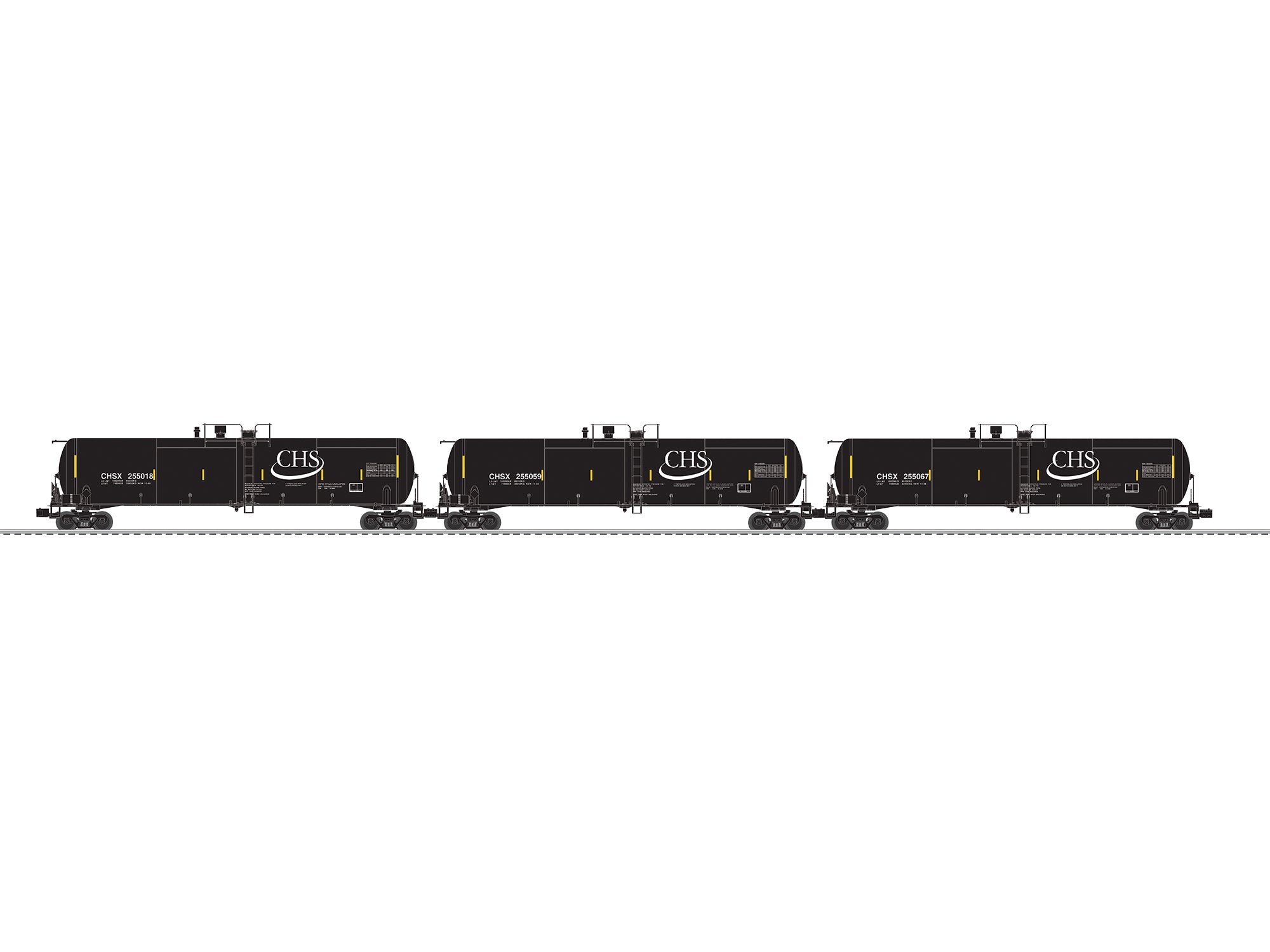 Lionel 2626550 - Ethanol Tank Car "CHS" (3-Car) Set A