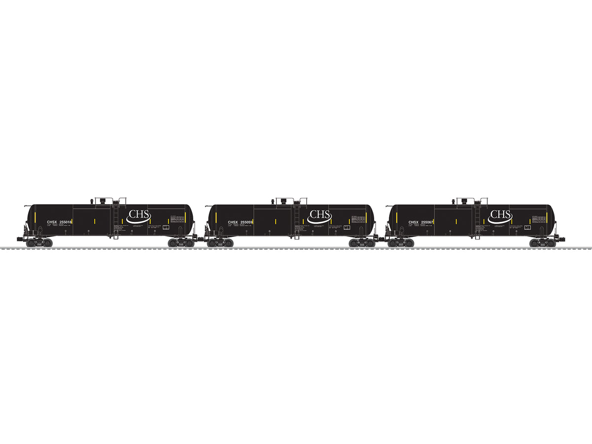 Lionel 2626550 - Ethanol Tank Car "CHS" (3-Car) Set A - MrMuffin'sTrains