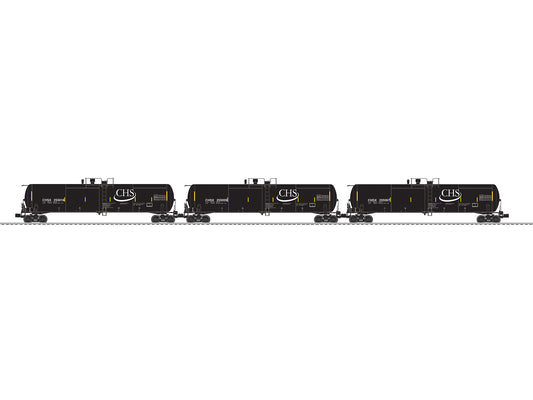Lionel 2626550 - Ethanol Tank Car "CHS" (3-Car) Set A - MrMuffin'sTrains