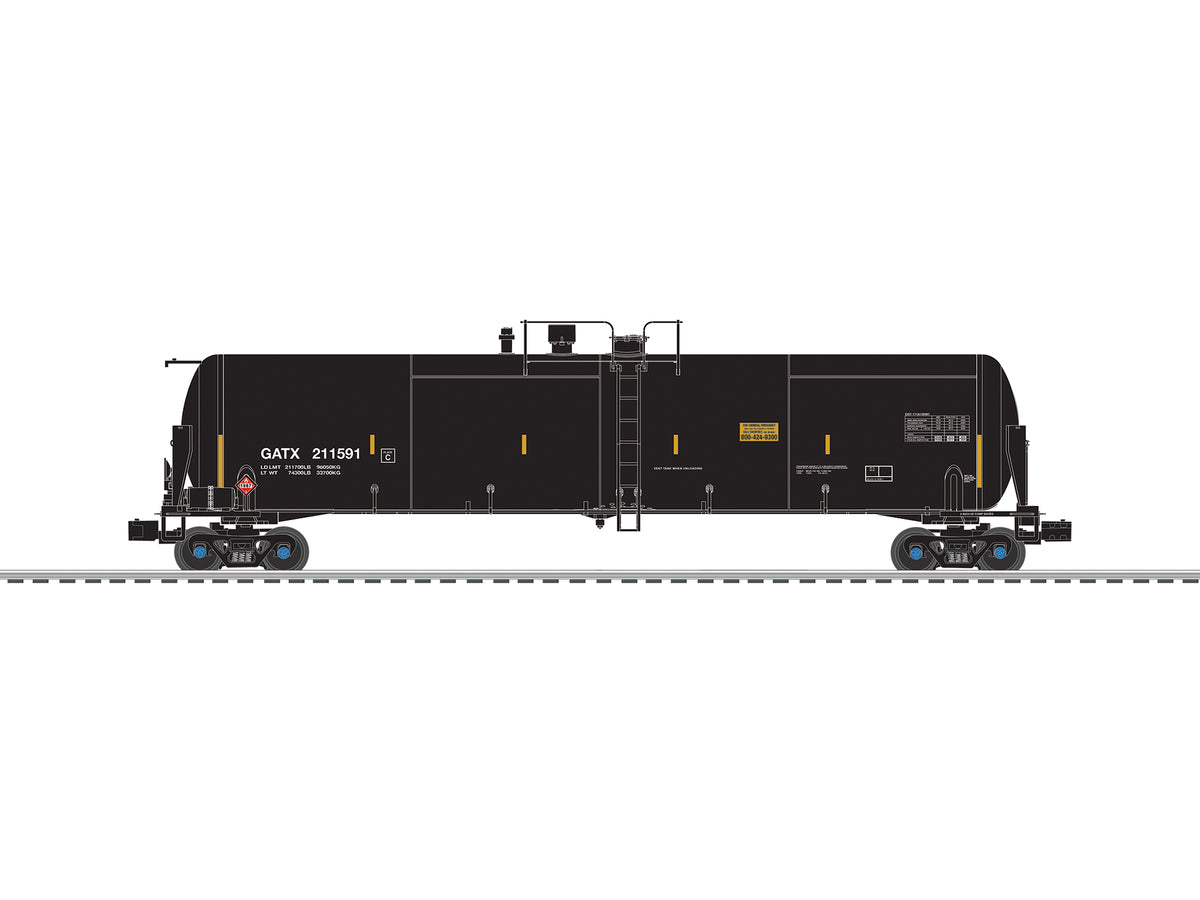 Lionel 2626565 - Ethanol Tank Car "GATX" (3-Car) Set B - MrMuffin'sTrains