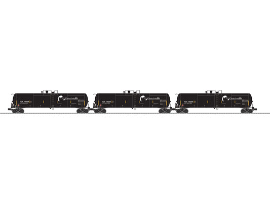Lionel 2626575 - Ethanol Tank Car "Global" (3-Car) Set B