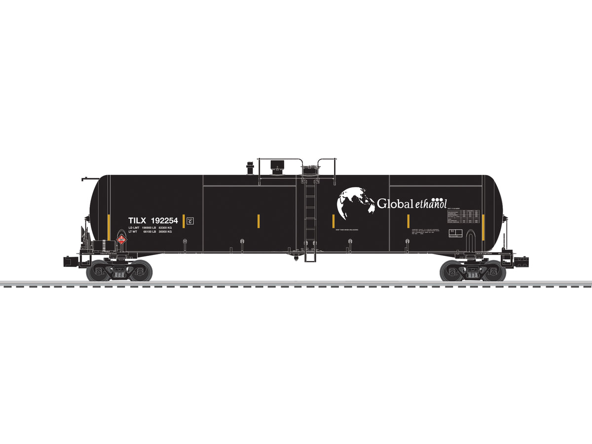 Lionel 2626575 - Ethanol Tank Car "Global" (3-Car) Set B