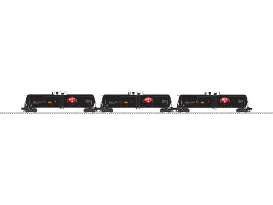 Lionel 2626580 - Ethanol Tank Car "MET" (3-Car) - MrMuffin'sTrains