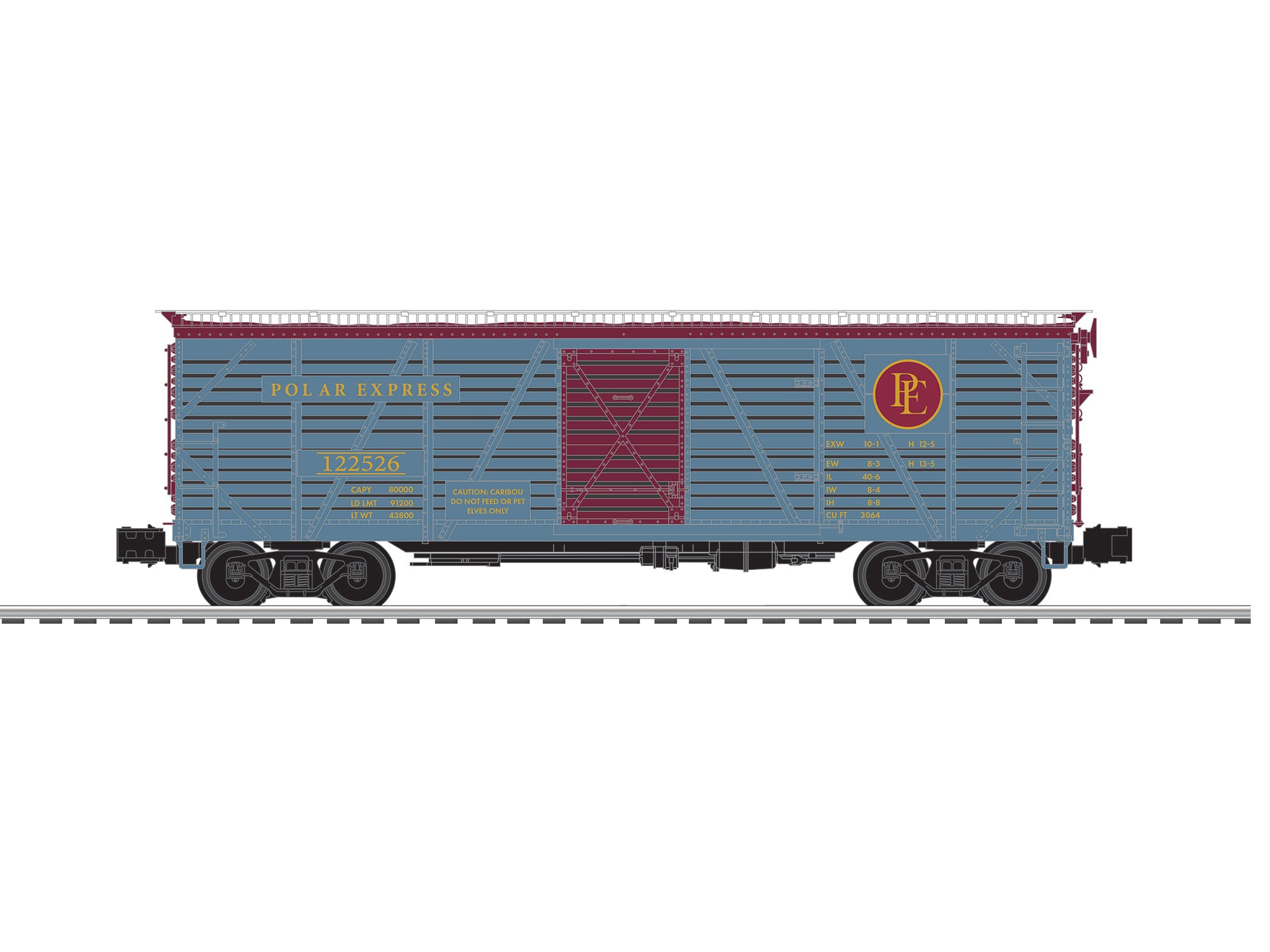 Lionel 2626670 - Vision Line Stock Car "The Polar Express" #122526