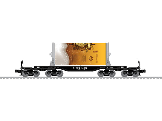 Lionel 2626740 - Heavy Duty Flatcar "Lenny Lager" #2026 w/ Load