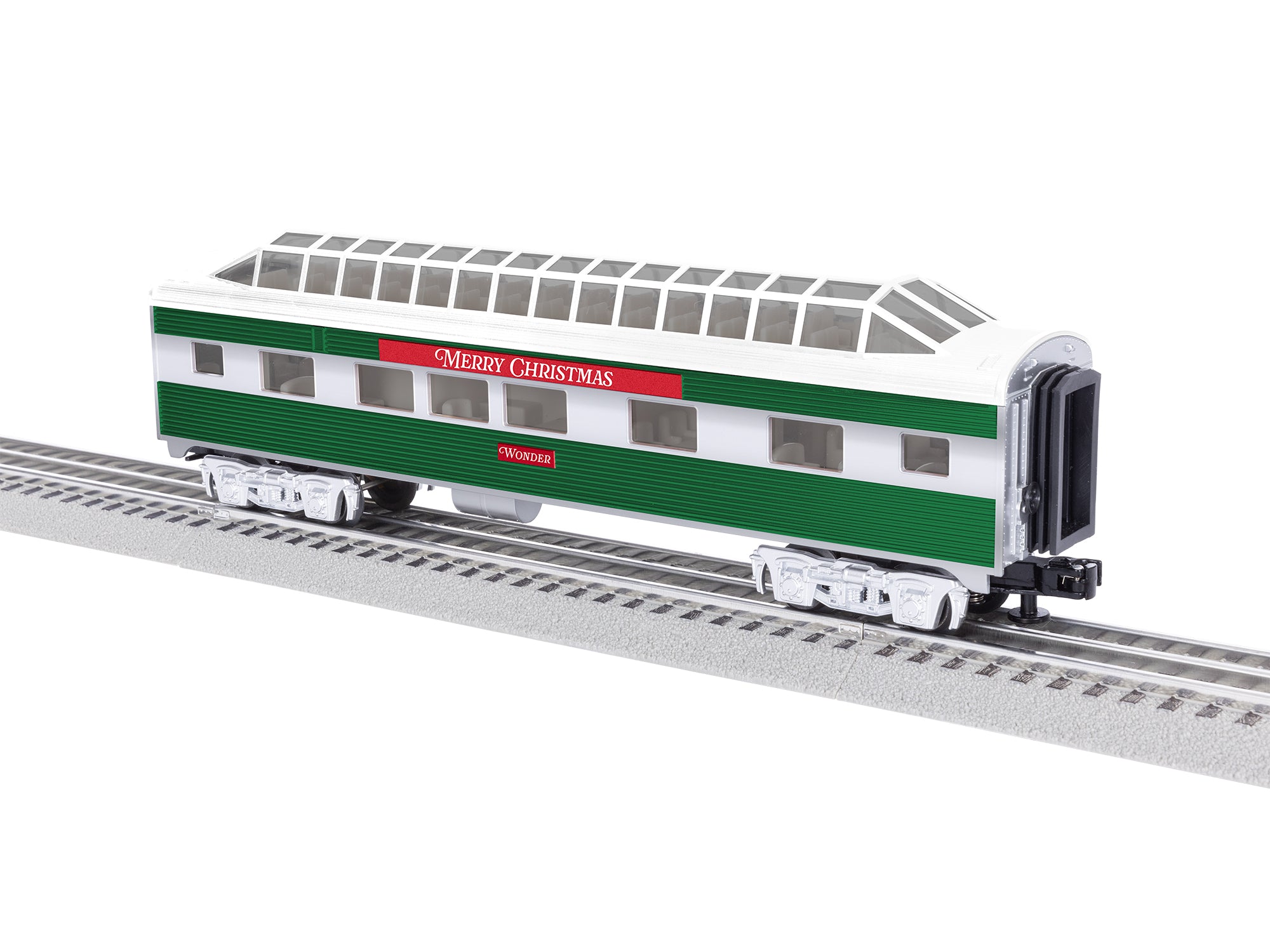 Lionel 2627090 - Full Vista Dome Passenger Car "Merry Christmas" #Wonder