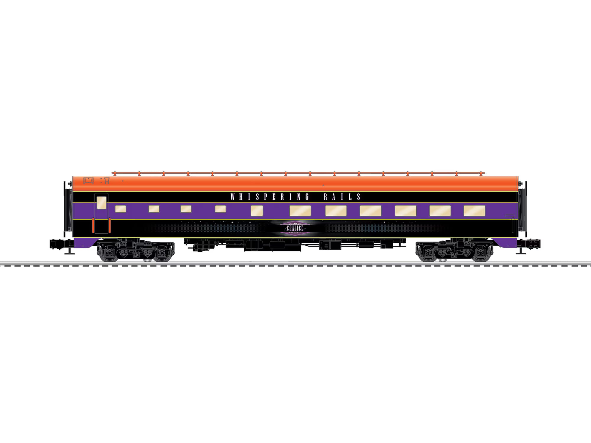 Lionel 2627250 - 18" Aluminum StationSounds Diner Car "Whispering Rails"
