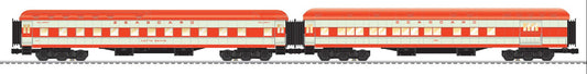 Lionel 2627350 - Orange Blossom Special - 18" Passenger Car "Seaboard Air Line" (2-Car) Set A - MrMuffin'sTrains