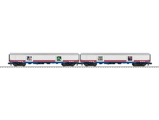 Lionel 2627450 - 250th Anniversary - Passenger Car Set "American Freedom Train" (2-Car) Set A - MrMuffin'sTrains