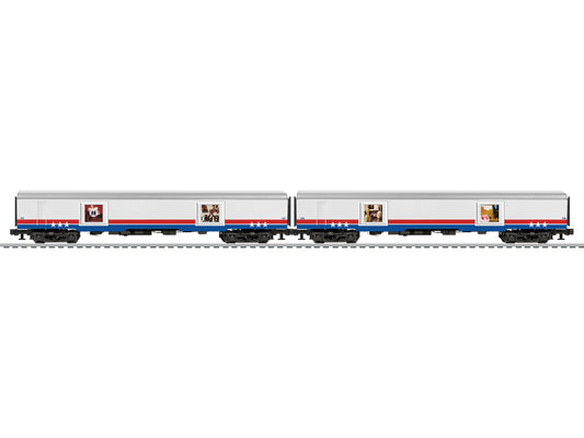Lionel 2627460 - 250th Anniversary - Passenger Car Set "American Freedom Train" (2-Car) Set B - MrMuffin'sTrains