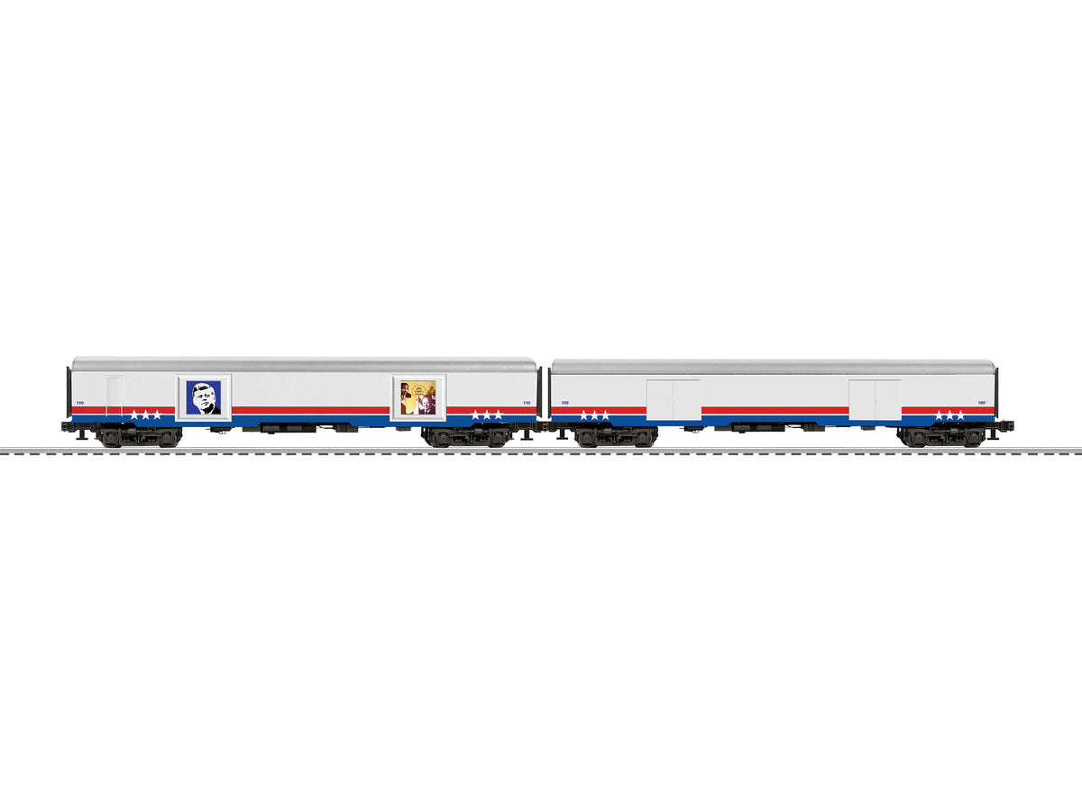 Lionel 2627480 - 250th Anniversary - Passenger Car Set "American Freedom Train" (2-Car) Set D - MrMuffin'sTrains
