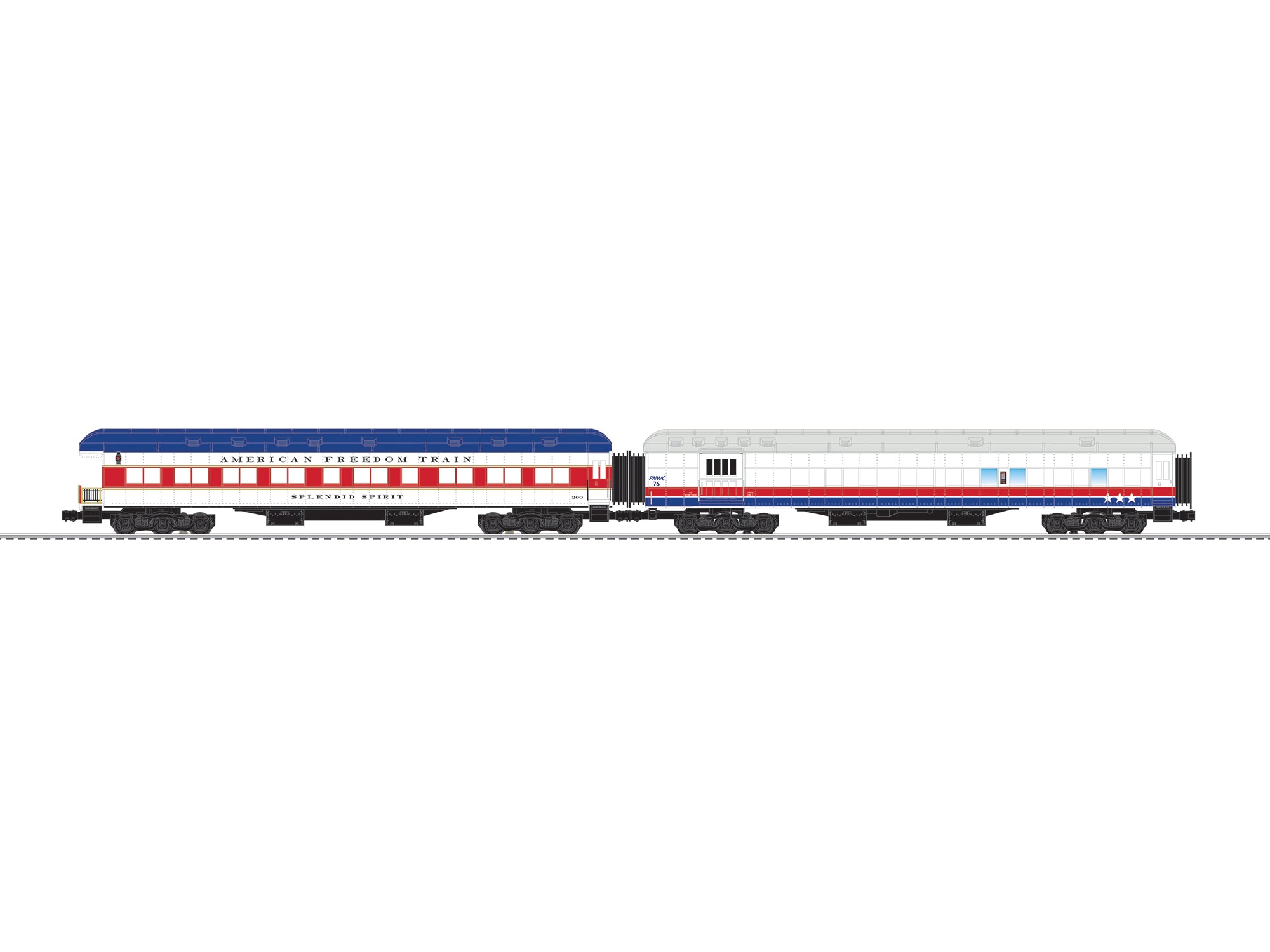 Lionel 2627540 - American Freedom Train Heavyweight 2 Pack