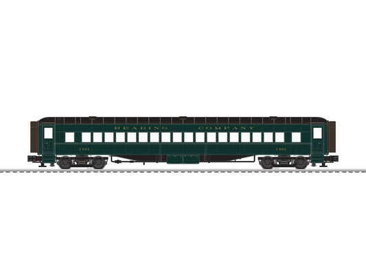 Lionel 2627590 - 72' Passenger Car Set "Reading" (2-Car) Set B (Solid Green) - MrMuffin'sTrains