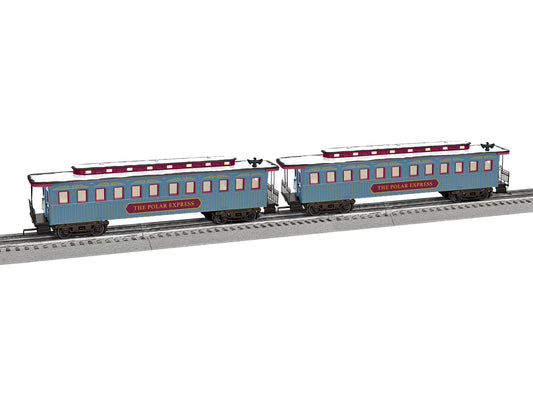 Lionel 2627700 - 1860s Coach Car "The Polar Express" w/ Sounds (2-Car) - MrMuffin'sTrains