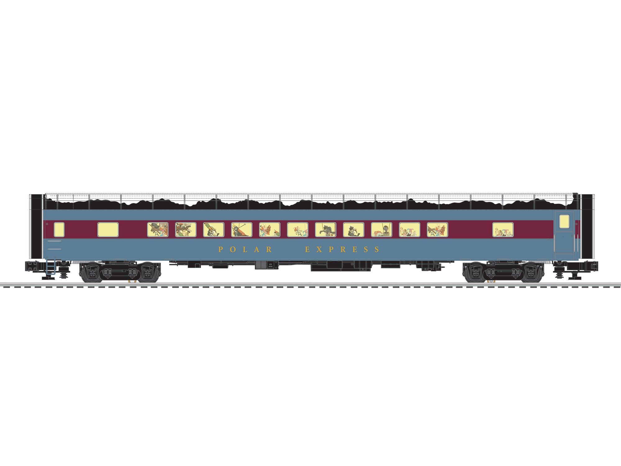 Lionel 2627770 - 21" Passenger Car Set "The Polar Express" (2-Car)