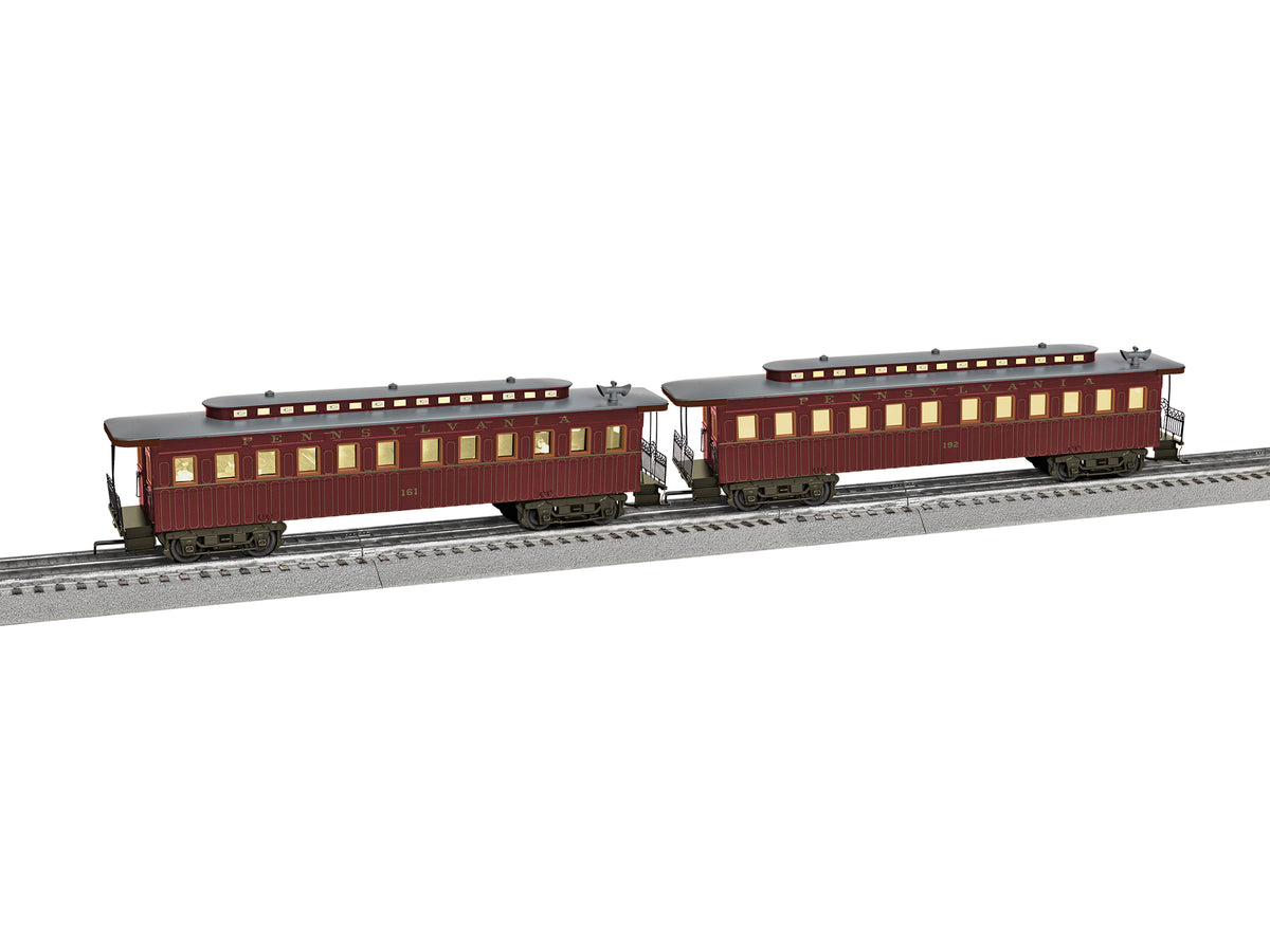 Lionel 2627860 - 1860s Coach Car "Pennsylvania" (2-Car) - Sold out