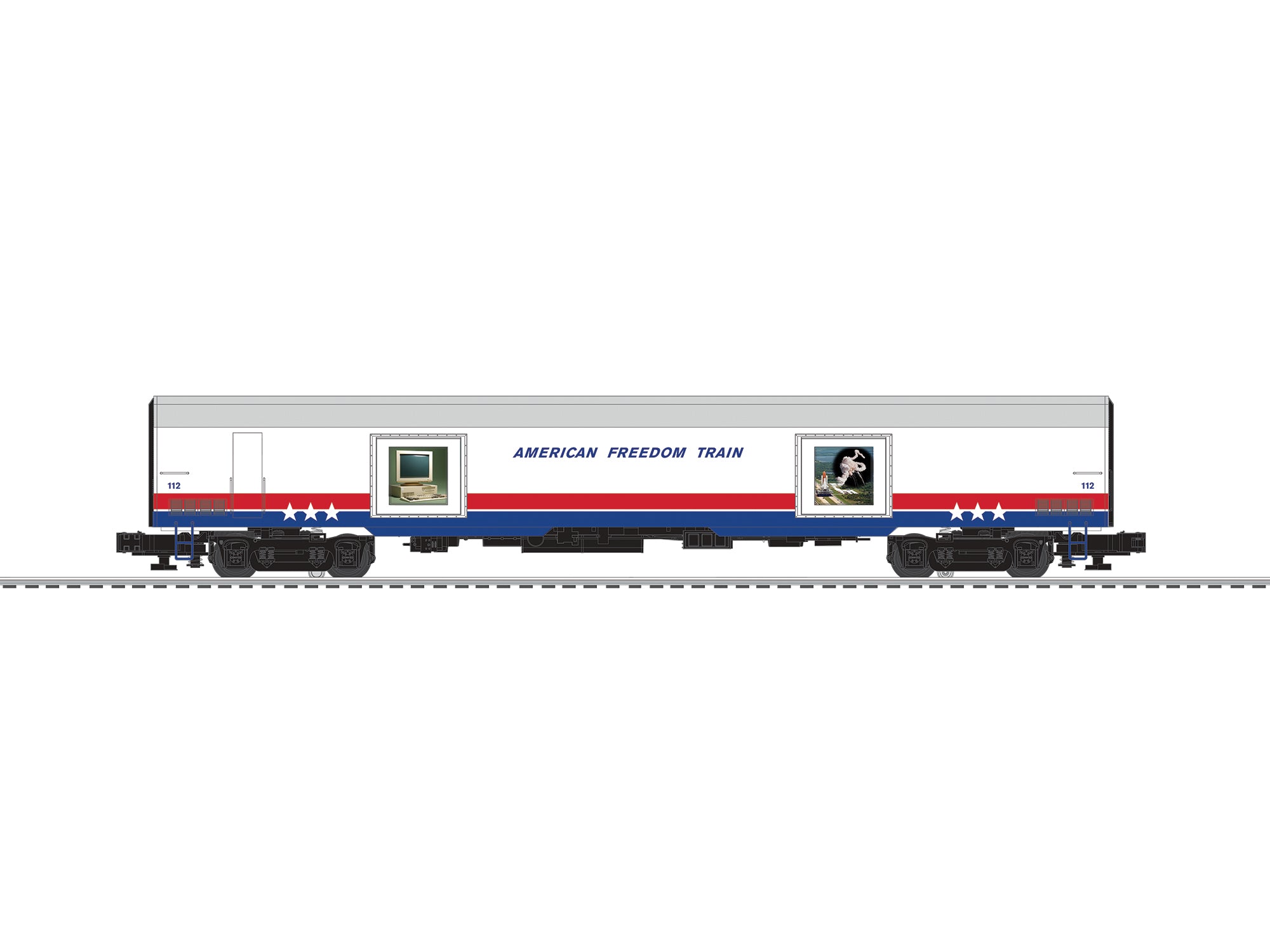 Lionel 2627910 - American Freedom Train 250 Exhibit Cars 4 Pack