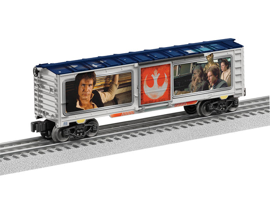 Lionel 2628110 - Star Wars - Character Boxcar - Han Solo & Leia Organa
