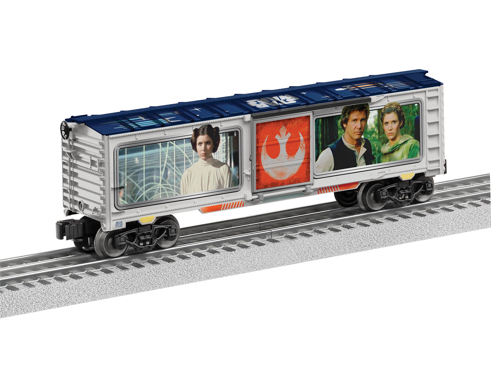Lionel 2628110 - Star Wars - Character Boxcar - Han Solo & Leia Organa