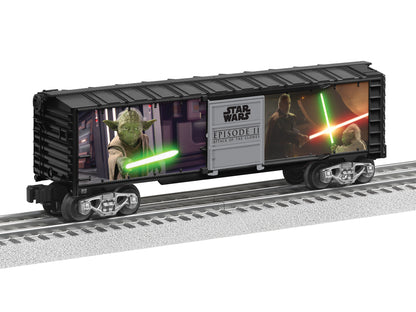 Lionel 2628140 - Star Wars - Lightsaber Series Illuminated Boxcar "Yoda v. Dooku"