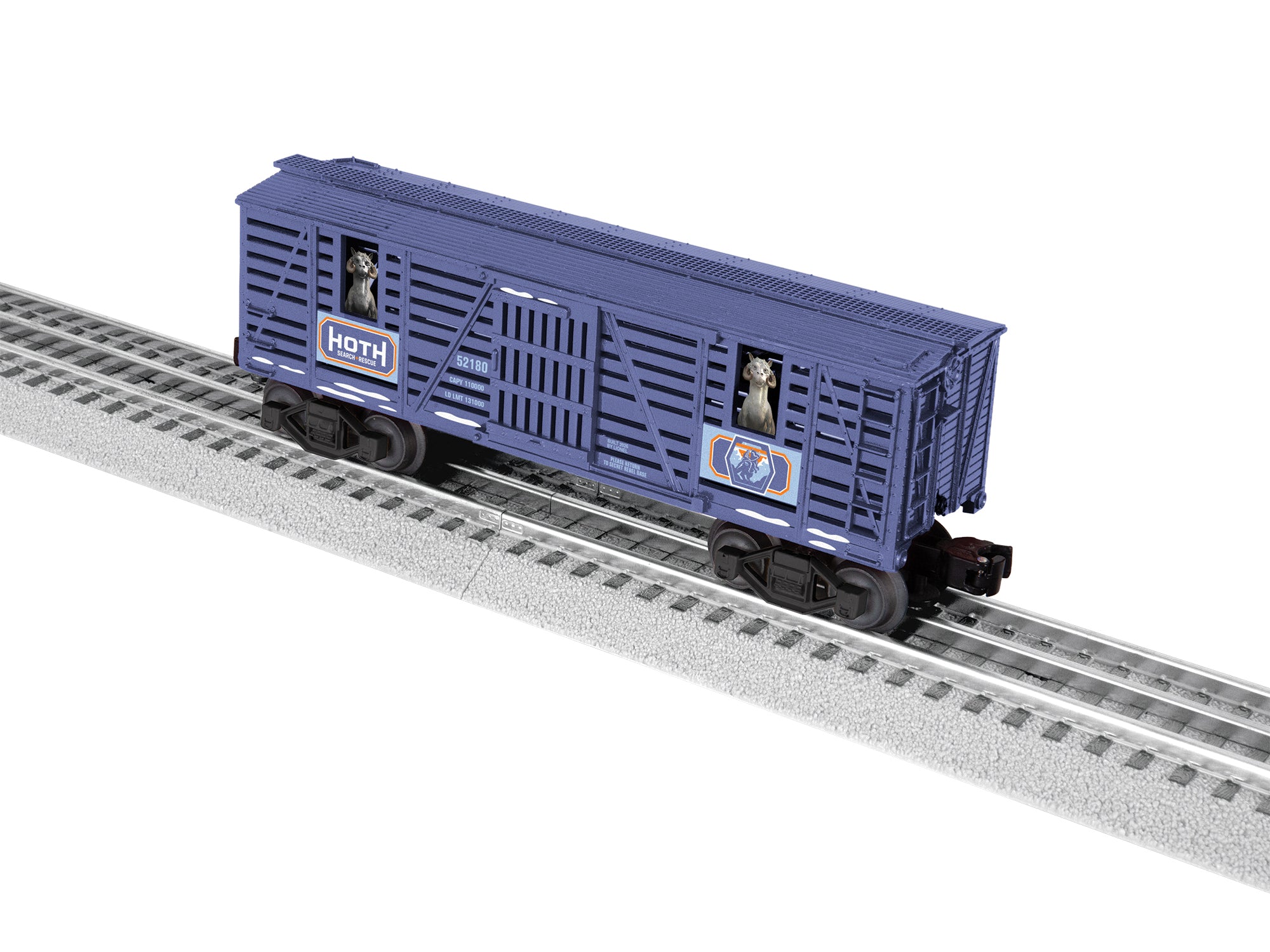 Lionel 2628180 - Star Wars - HOTH Snow Blow Car & Tauntaun Bobbing Head Car (2-Car)