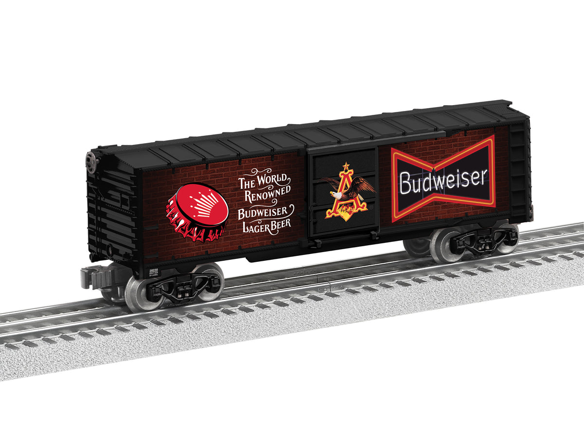 Lionel 2628230 - Anheuser-Busch - Illuminated Bar Sign Boxcar "Budweiser" #3 - MrMuffin'sTrains