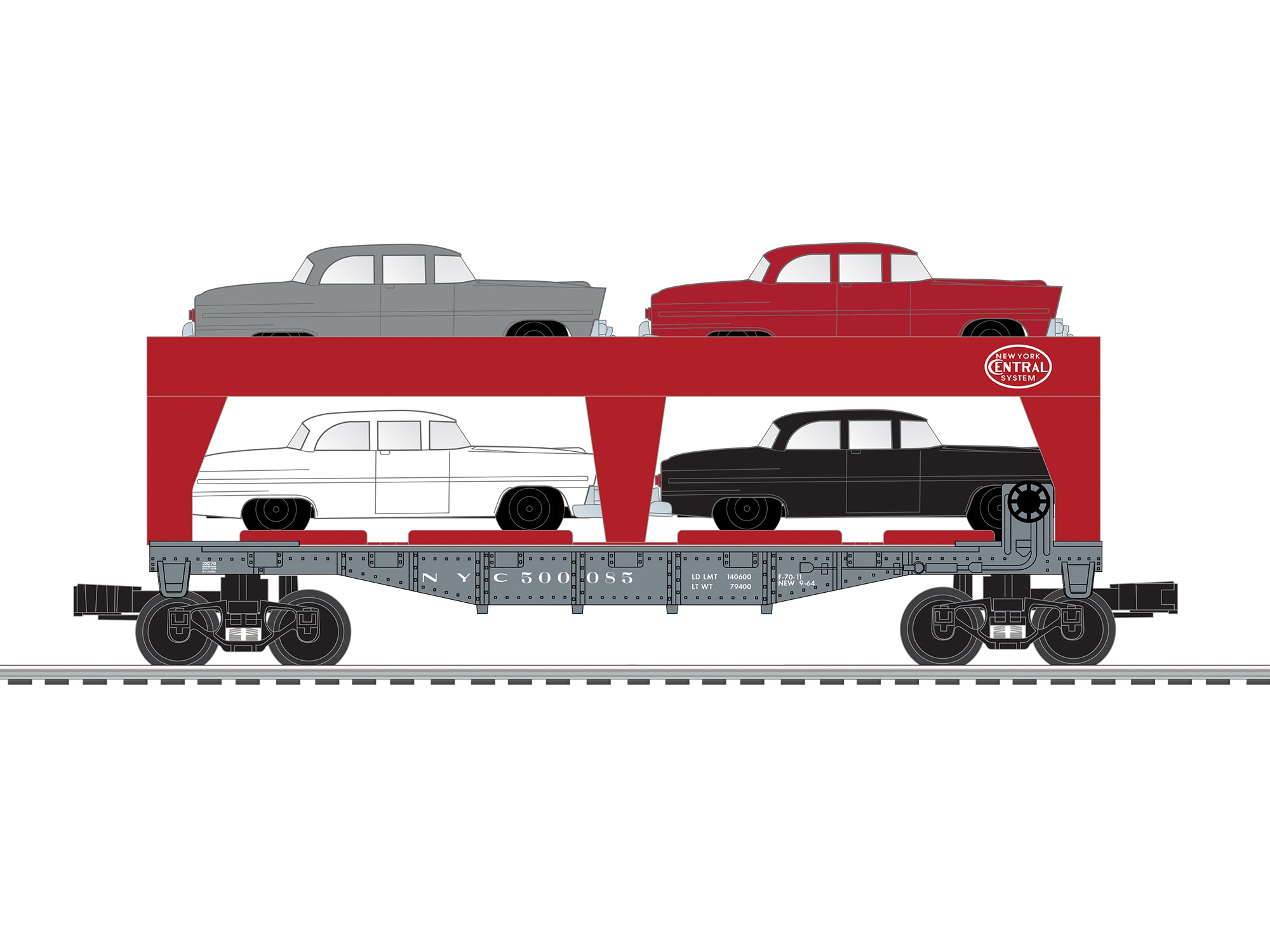 Lionel 2628270 - Auto-Loader "New York Central System" w/ Cars