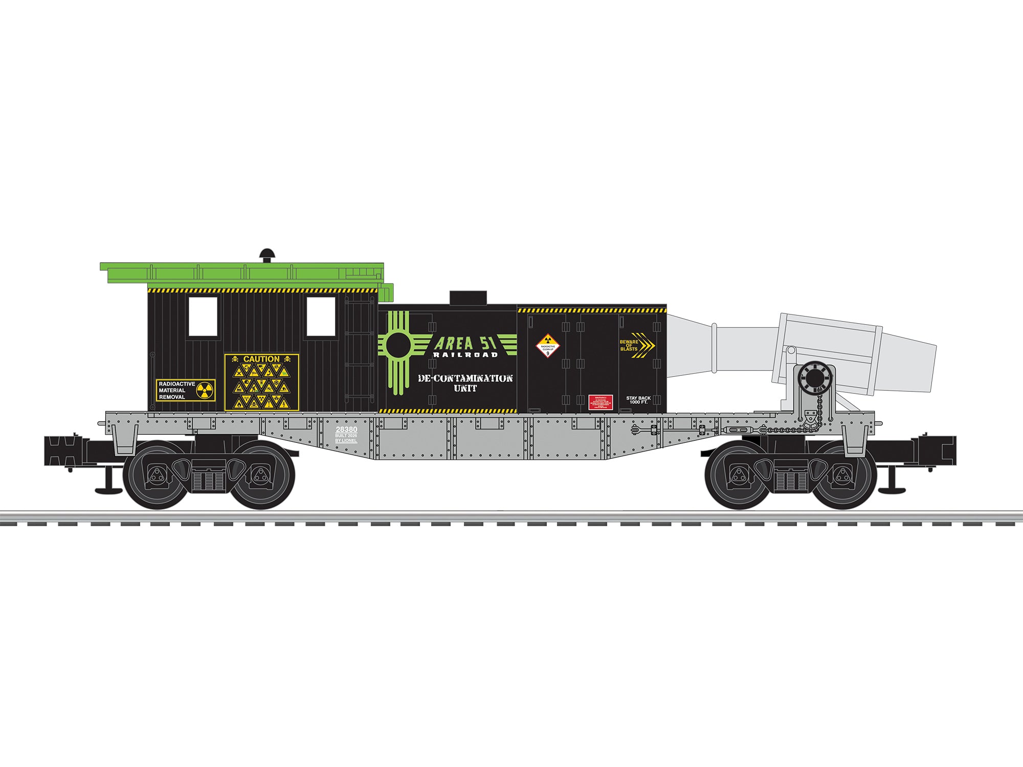 Lionel 2628380 - De-Contamination Unit Snowblower "Area 51"