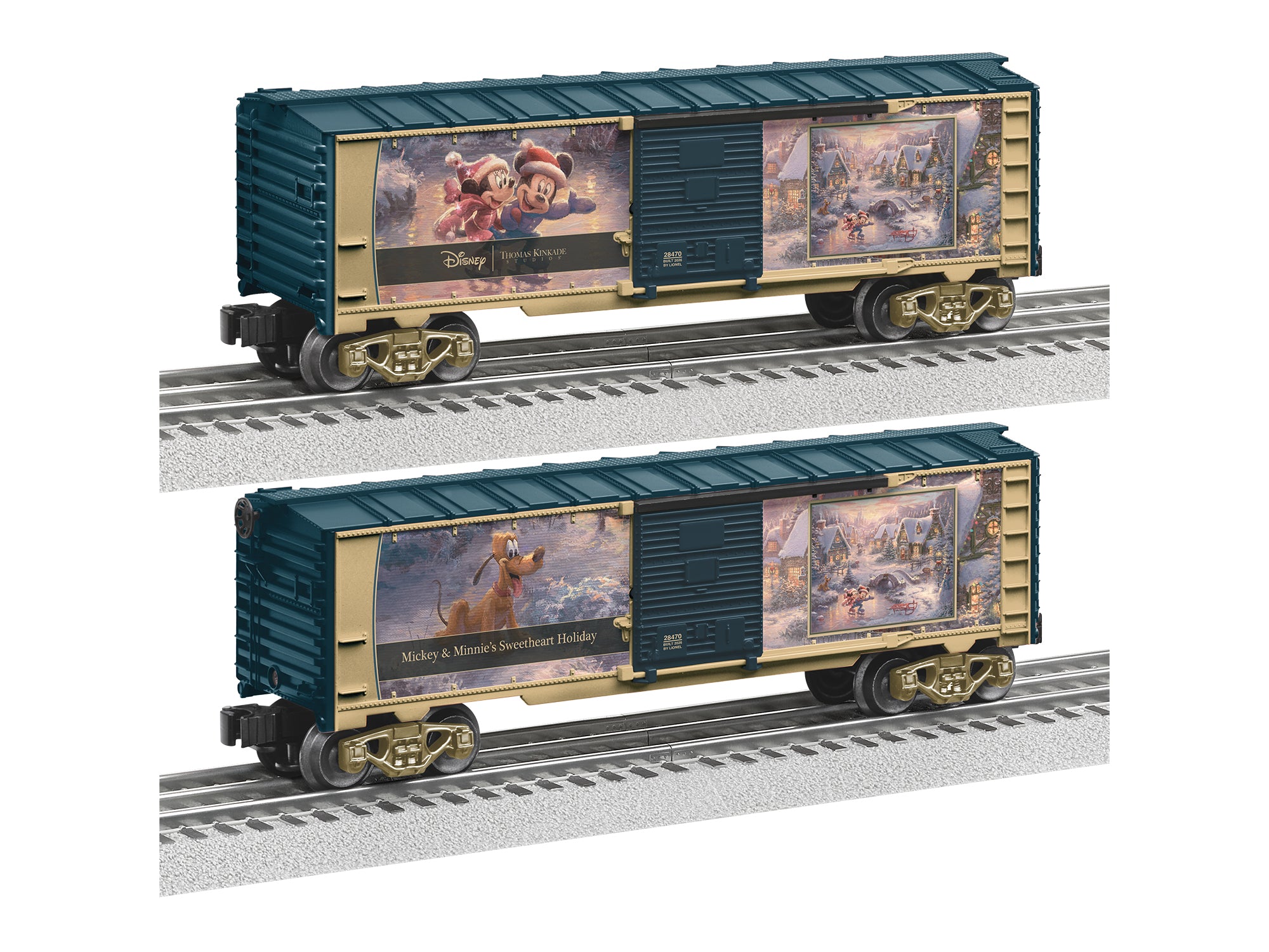 Lionel 2628470 - Thomas Kinkade - Disney Boxcar "Sweetheart Holiday"