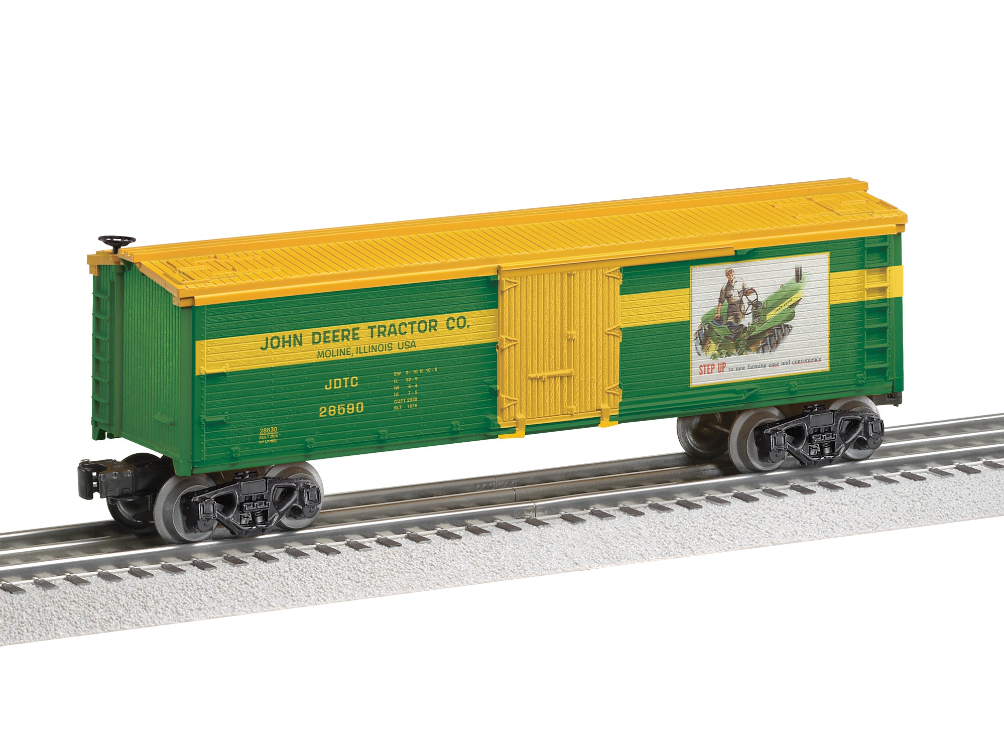 Lionel 2628590 - John Deere - Reefer Car "Step Up"