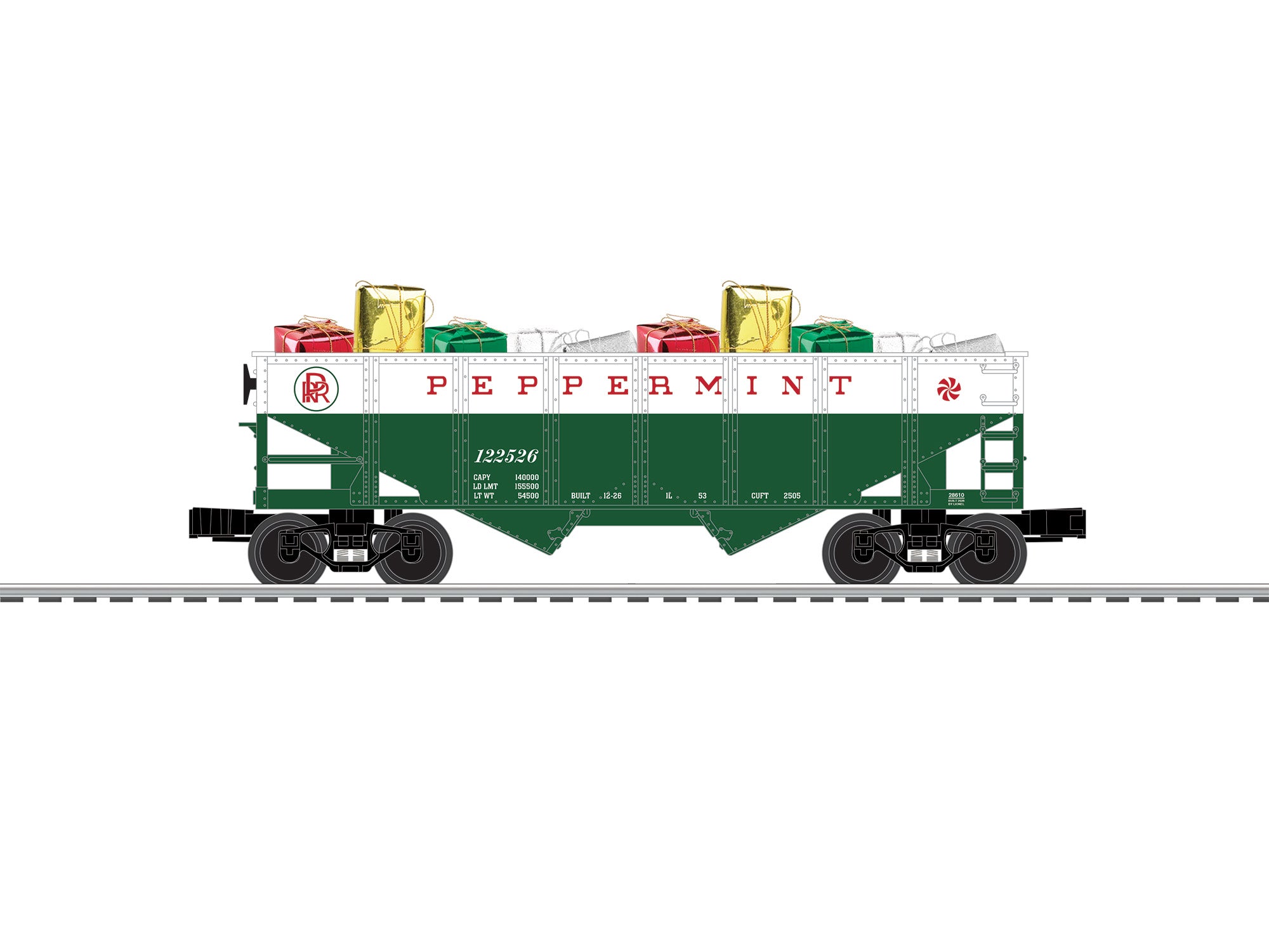 Lionel 2628610 - Hopper "Christmas" w/ Present Load