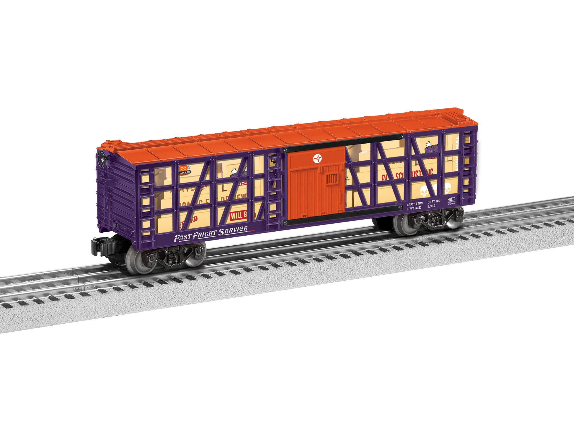 Lionel 2628670 - Fast Fright Halloween Transport Car