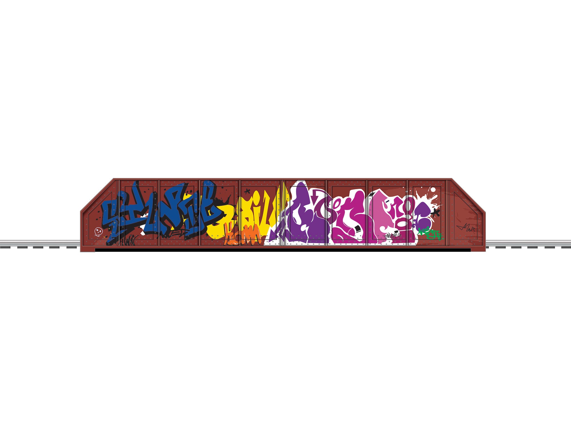 Lionel 2630040 - Graffiti Girder Bridge
