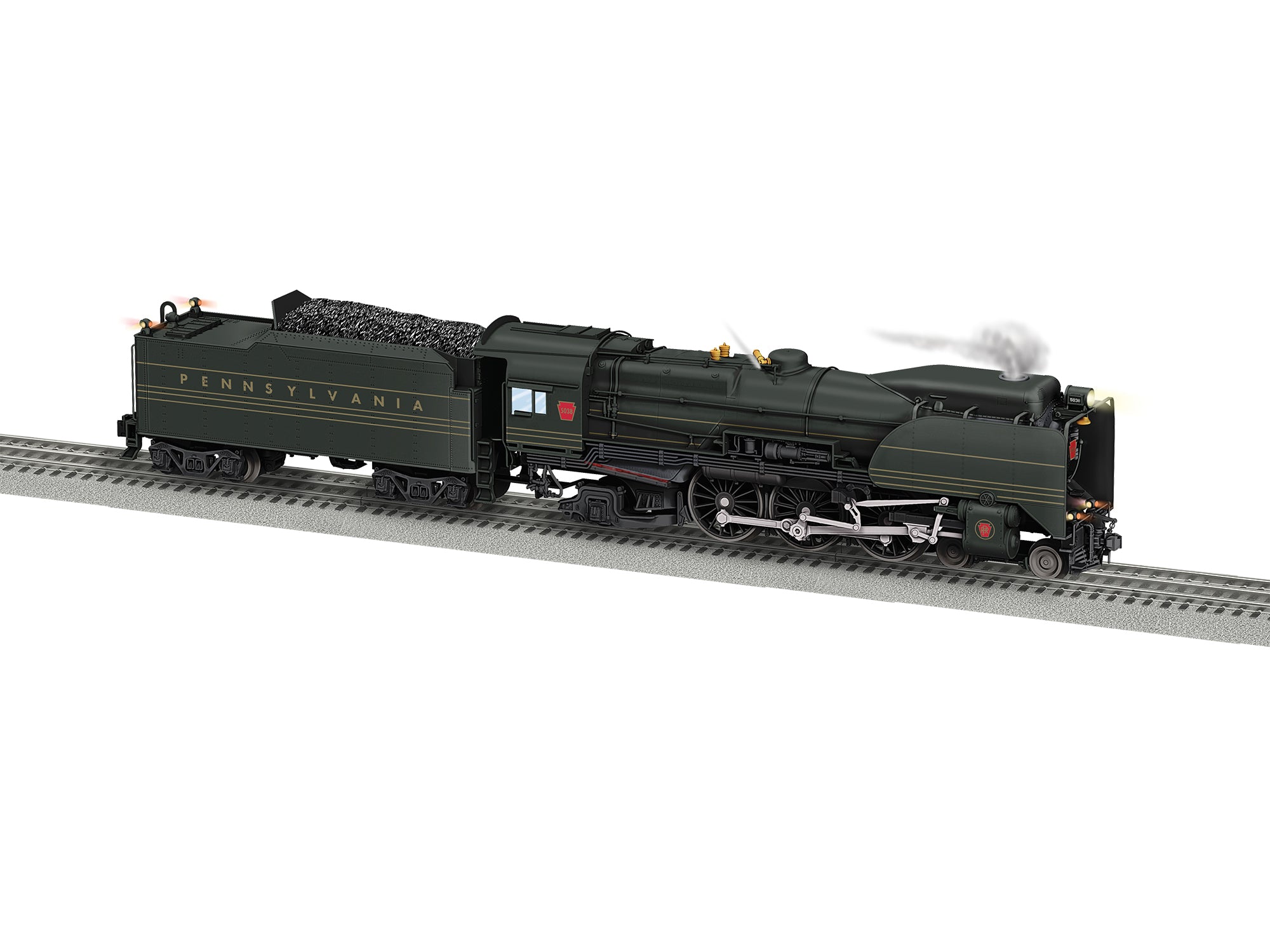 Lionel 2631140 - Brass Hybrid Pennsylvania LEGACY K4 #5038 - black fantasy scheme